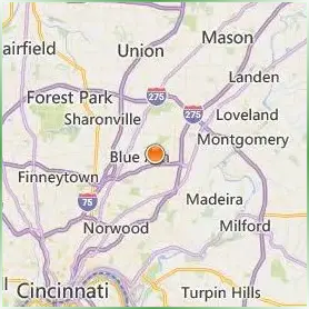 University of Cincinnati Blue Ash College Location Map University of Cincinnati Blue Ash College Location Map