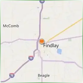 The University of Findlay Location Map The University of Findlay Location Map